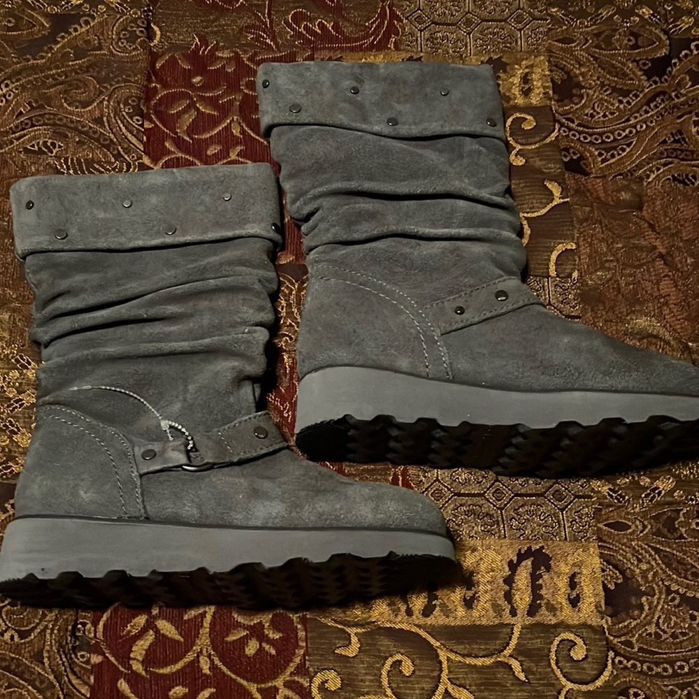 BearPaws Suede Slouch Boots